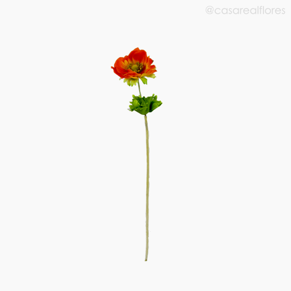 Imagem 1 do produto Flor Anemone Artificial - Laranja (77457)