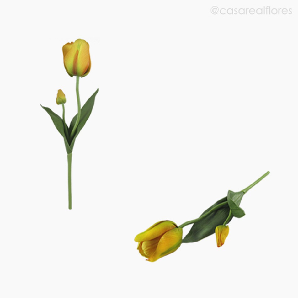 Imagem 4 do produto Galho Tulipa Artificial - Amarelo (10843)