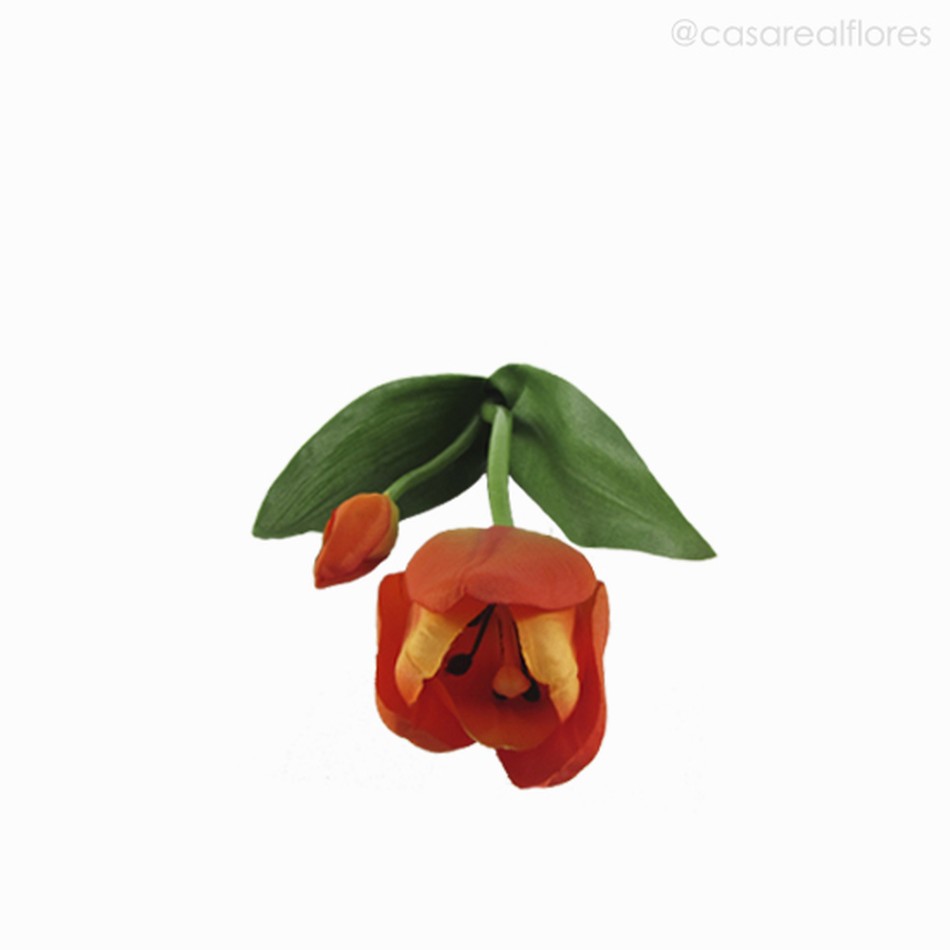 Imagem 3 do produto Galho Tulipa Artificial - Laranja (10844)