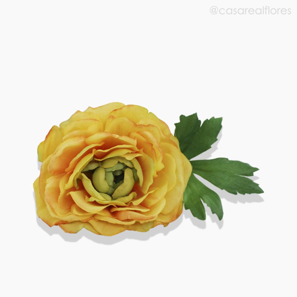 Imagem 4 do produto Galho Ranunculus Artificial - Amarelo (10046)