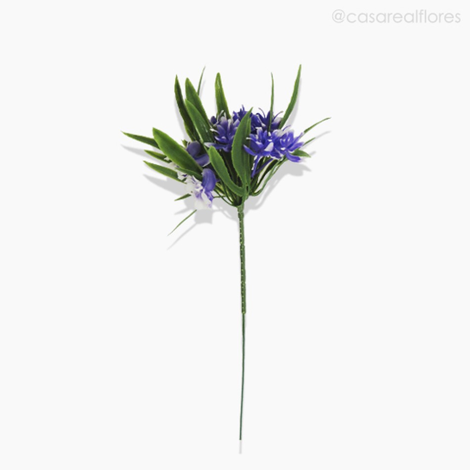 Imagem 2 do produto Mini Galho Pick Mini Flower Artificial - Roxo (9971)
