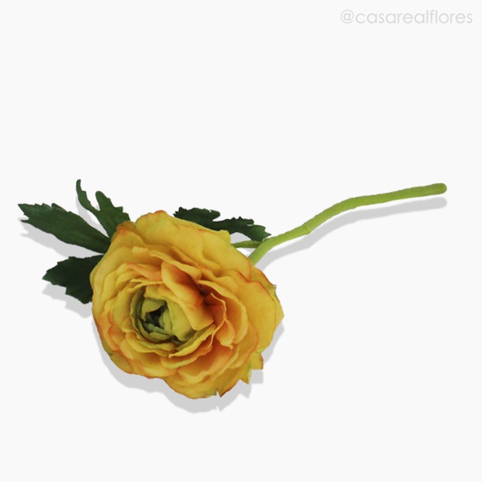 Imagem 3 do produto Galho Ranunculus Artificial - Amarelo (10046)