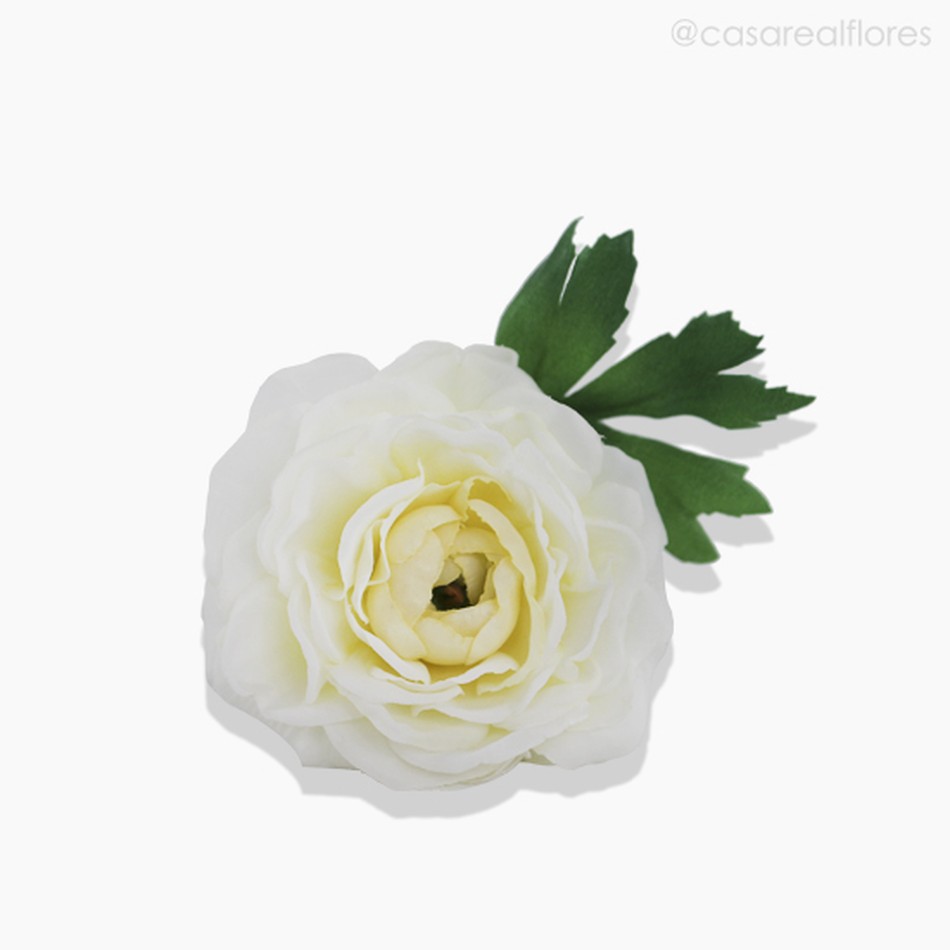 Imagem 4 do produto Galho Ranunculus Artificial - Branco (10043)