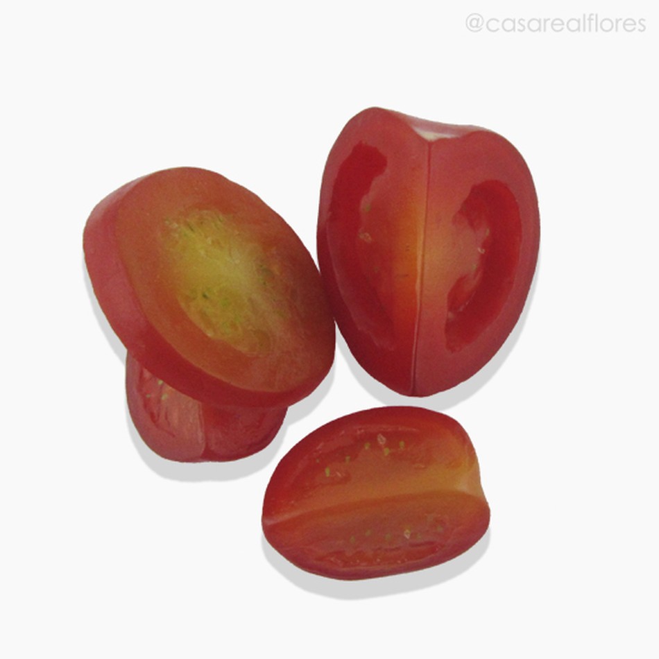 Imagem 2 do produto Tomates Cortados Sortidos Artificial - Vermelho (9509)