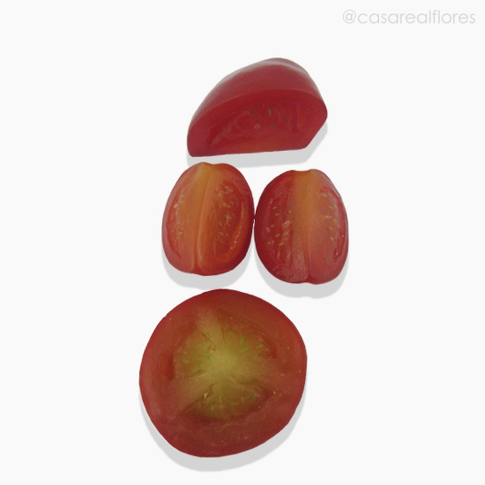 Imagem 1 do produto Tomates Cortados Sortidos Artificial - Vermelho (9509)