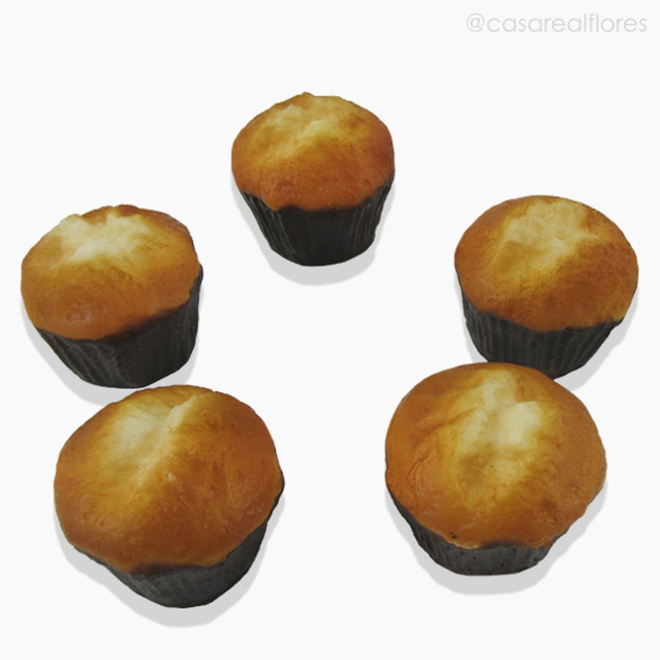 Imagem 3 do produto Mini Cup Cake Artificial - Laranja (9345)