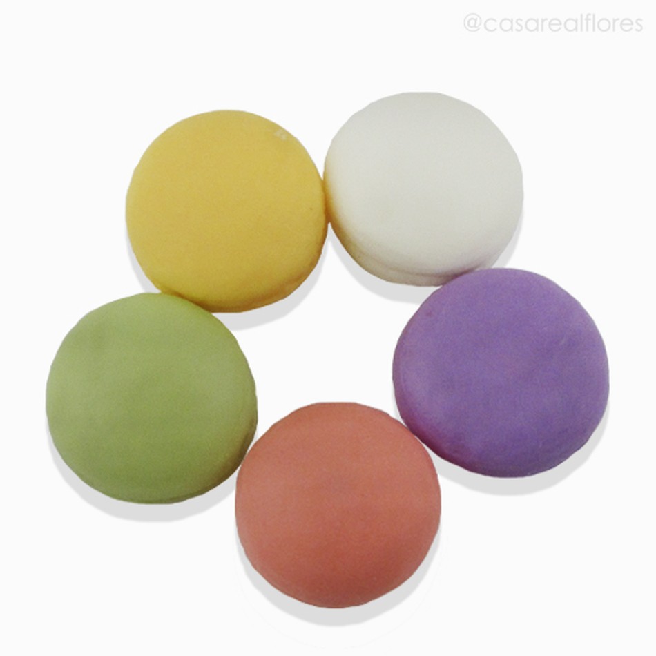Imagem 4 do produto Macaron Sortido Pacote Artificial - Cores Mistas (9753)