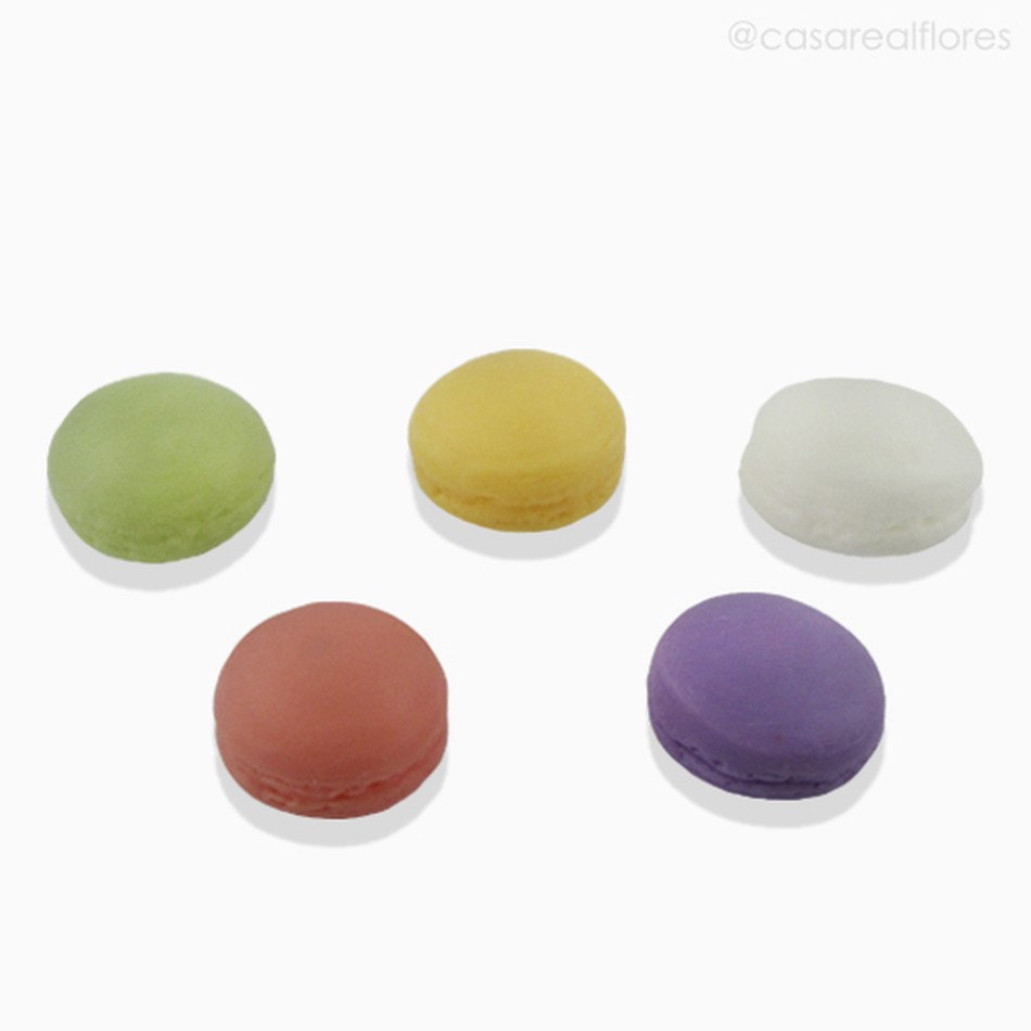 Imagem 2 do produto Macaron Sortido Pacote Artificial - Cores Mistas (9753)