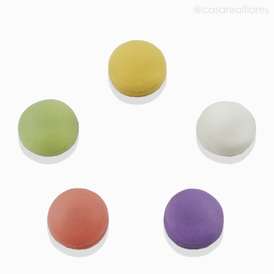 Imagem 3 do produto Macaron Sortido Pacote Artificial - Cores Mistas (9753)