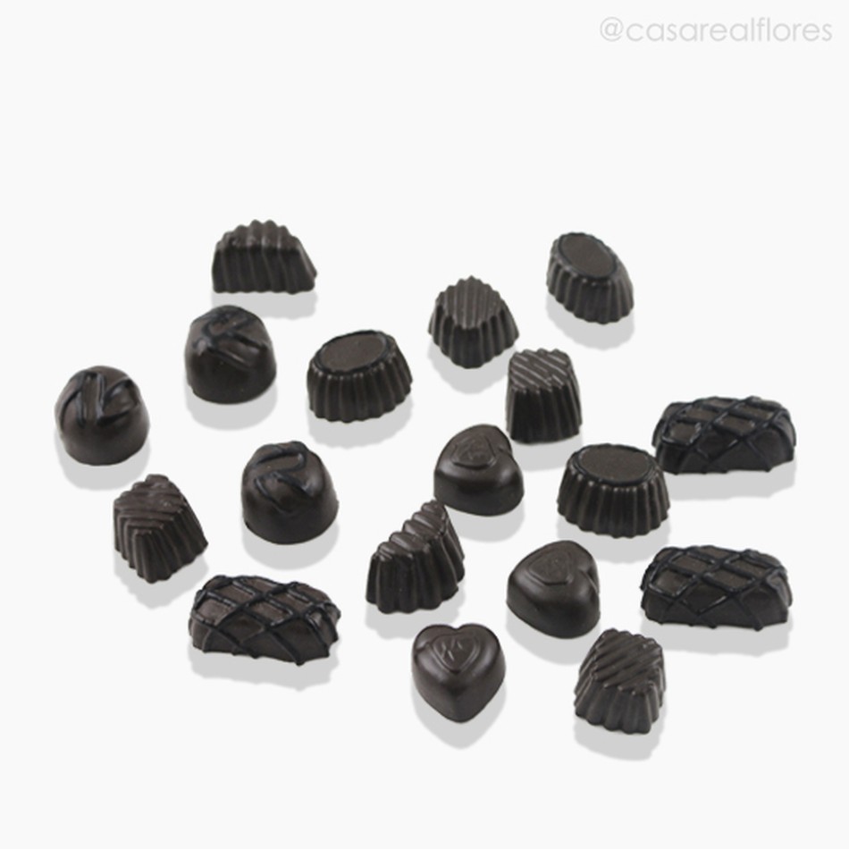 Imagem 2 do produto Chocolates Sortidos Artificial - Marrom Escuro (9728)