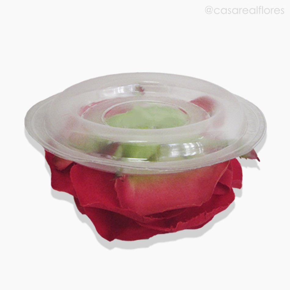 Imagem 4 do produto Rosa Flutuante Artificial 3,5' - Vermelho (9381)