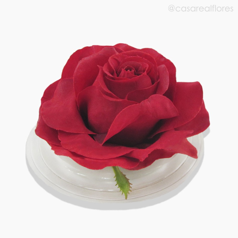 Imagem 3 do produto Rosa Flutuante Artificial 3,5' - Vermelho (9381)