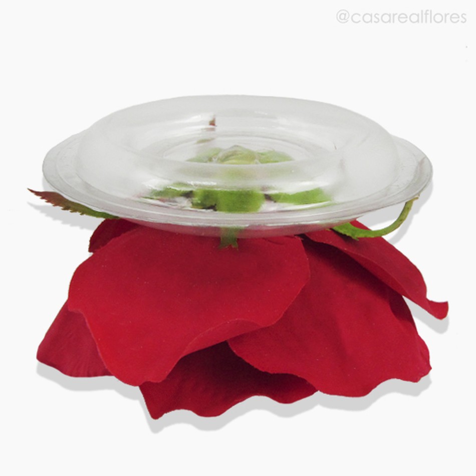 Imagem 4 do produto Rosa Flutuante Artificial 5' - Vermelho (9371)