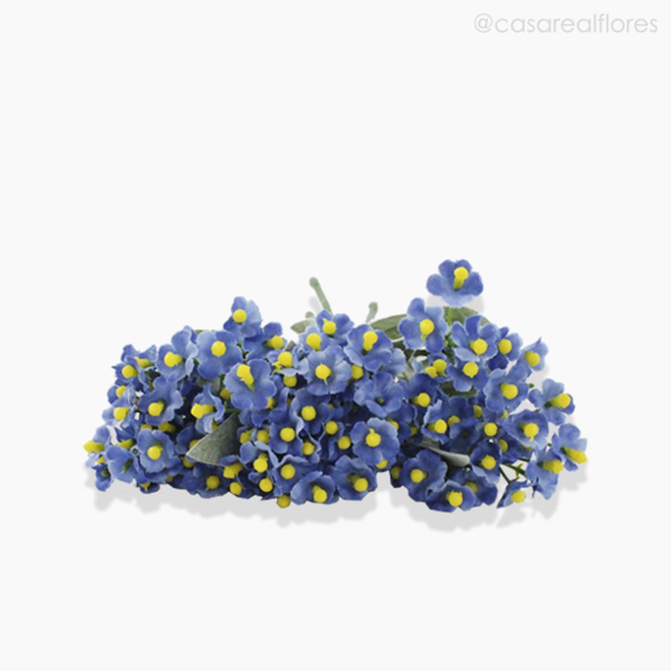 Imagem 3 do produto Buquê Sweet William Artificial - Azul Escuro (7895)