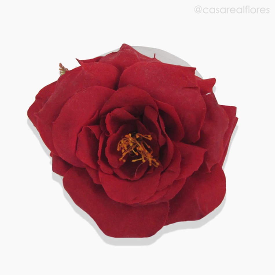 Imagem 3 do produto Rosa Flutuante Artificial 4' - Vermelho (9376)