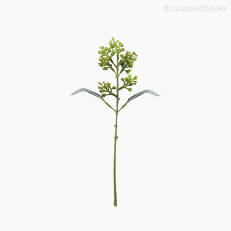 Imagem 1 do produto Mini Folhagem Eucaliptus Fruit Pick Artificial - Verde (10804)