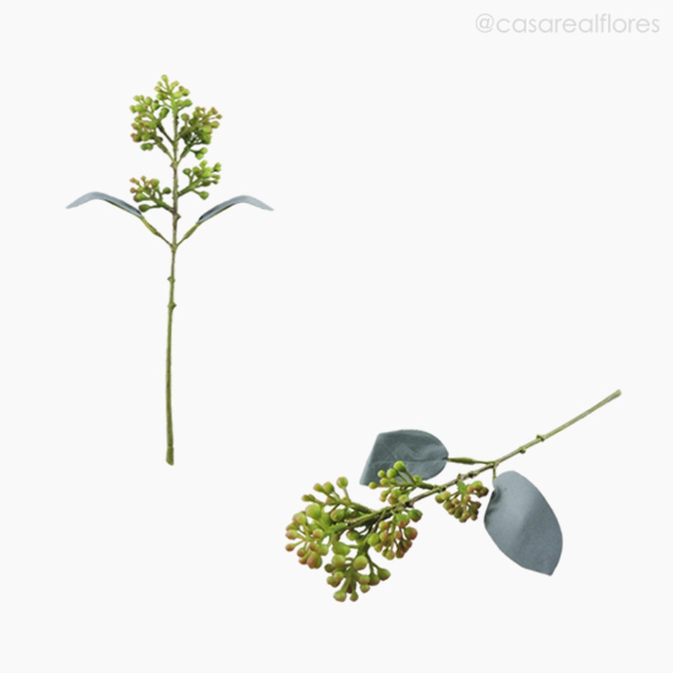 Imagem 4 do produto Mini Folhagem Eucaliptus Fruit Pick Artificial - Verde (10804)