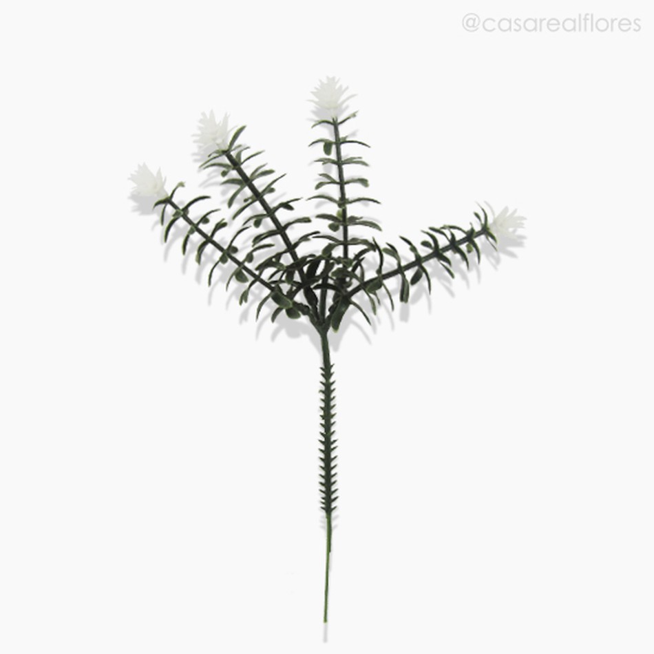 Imagem 2 do produto Pick Anacharis Com Flor e Pó Artificial - Branco (12630)