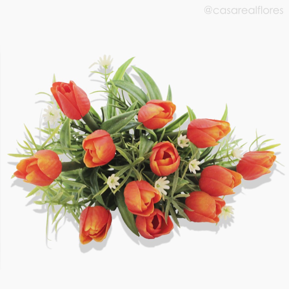 Imagem 3 do produto Pick Misto com Tulipa Artificial - Laranja (12655)
