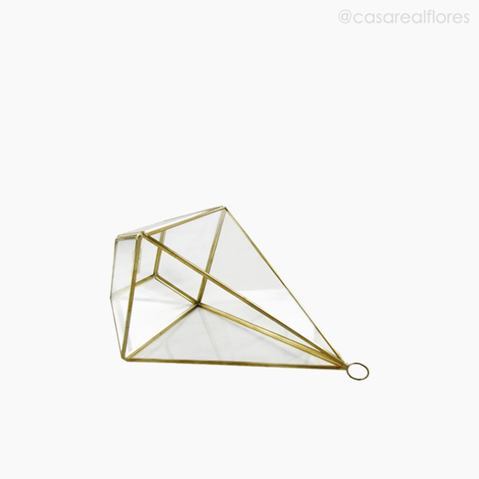 Imagem 2 do produto Terrário Pirâmide P - Transparente (10876)