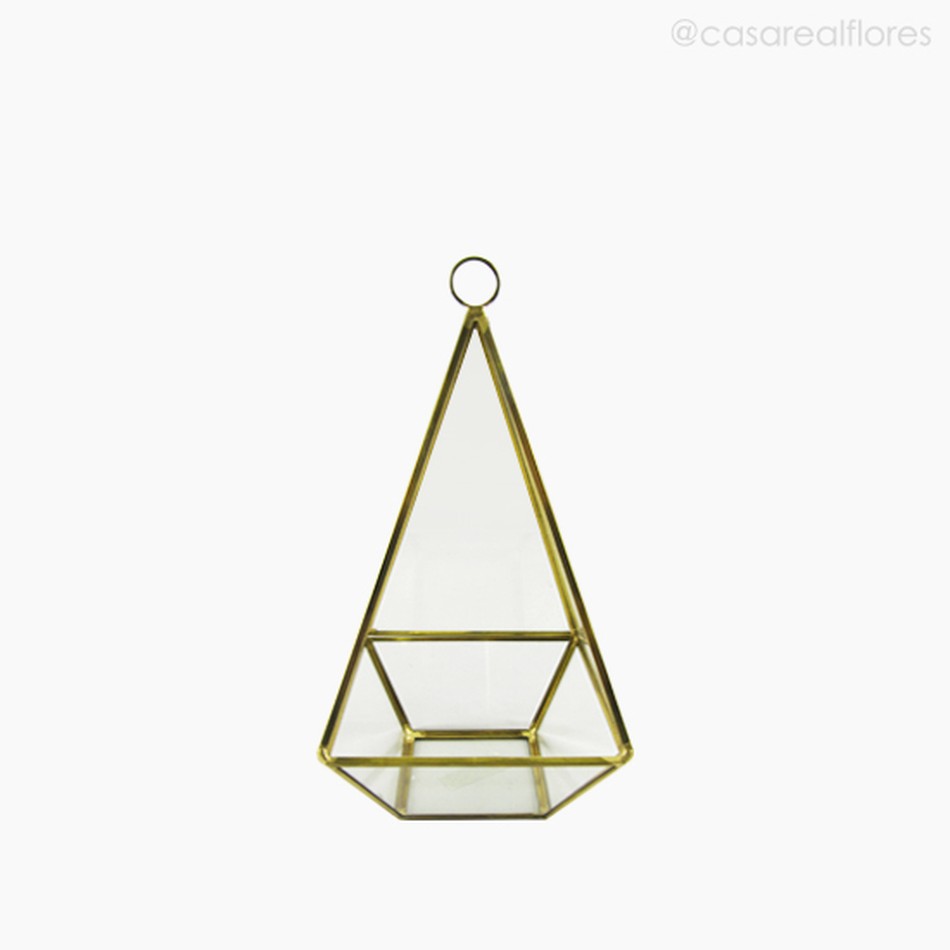 Imagem 1 do produto Terrário Pirâmide P - Transparente (10876)