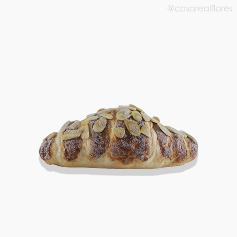 Imagem 3 do produto Pão Croissant Amendoas Artificial - Cores Mistas (10179)