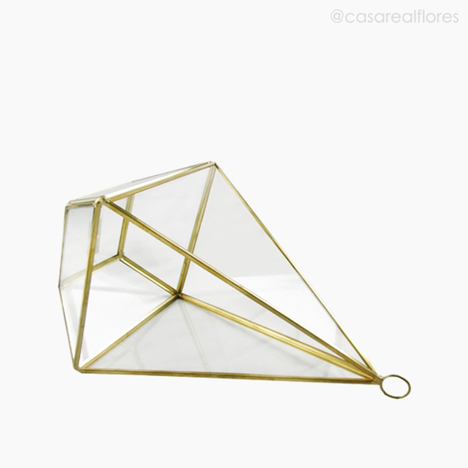Imagem 2 do produto Terrário Pirâmide G - Transparente (10875)
