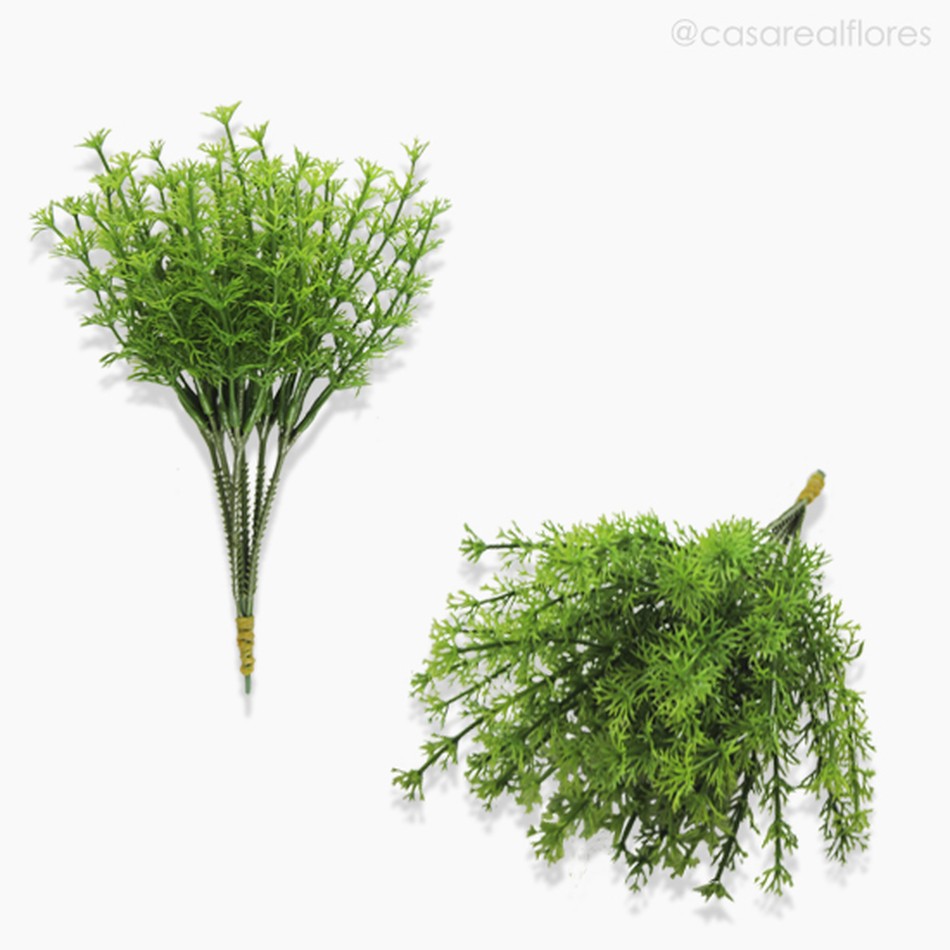 Imagem 4 do produto Mini Galho Pick Cenoura Artificial - Verde (3931)