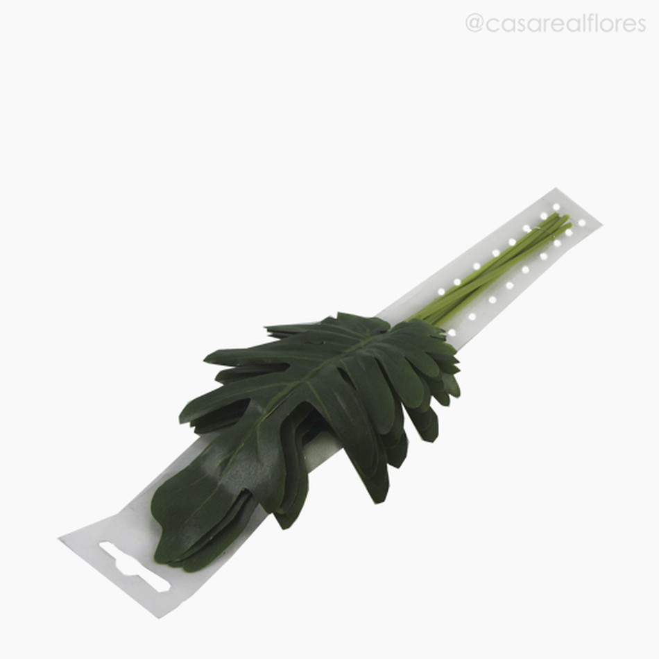 Imagem 4 do produto Mini Folha Philodendron Artificial - Verde (7398)