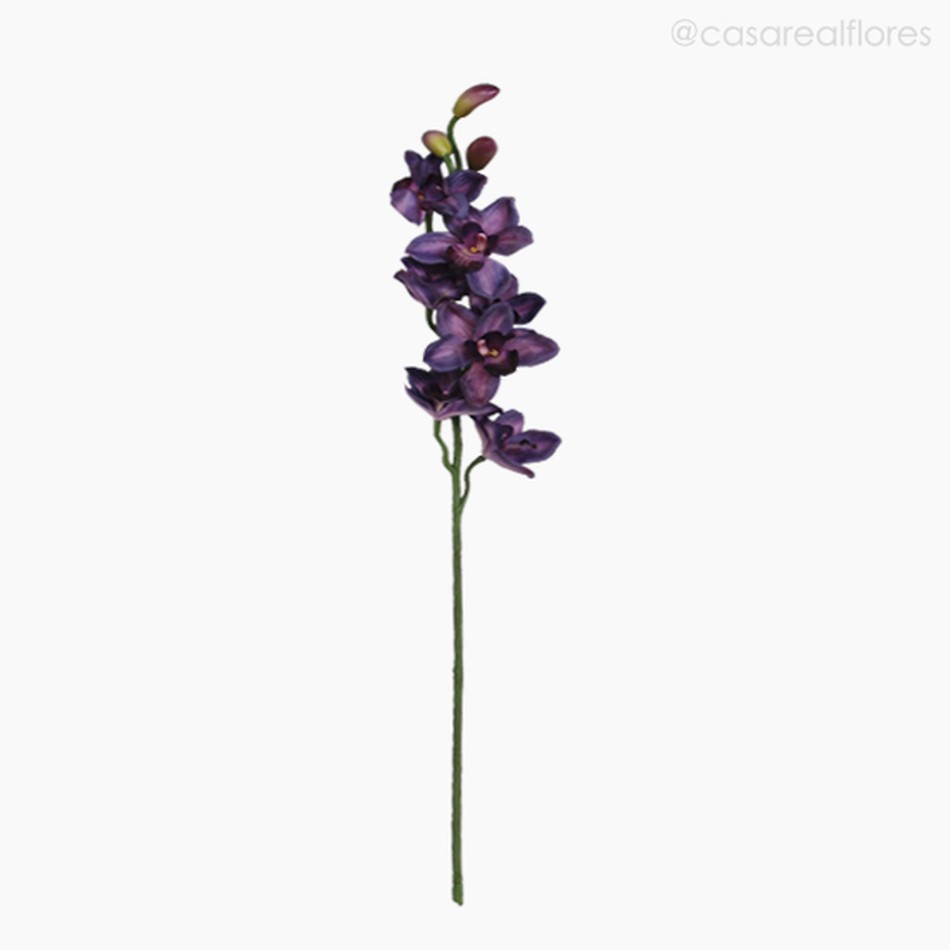 Imagem 1 do produto Orquídea Cymbidium Artificial - Roxo (9582)