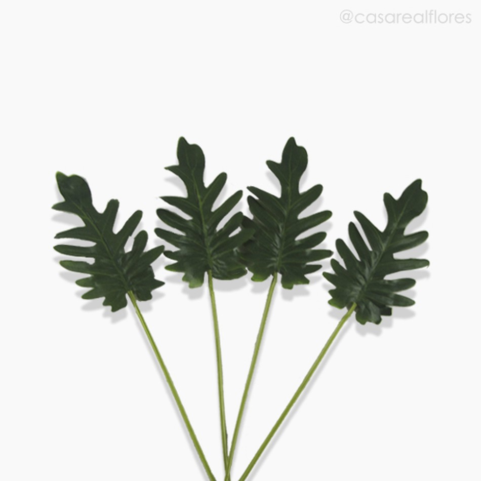 Imagem 3 do produto Mini Folha Philodendron Artificial - Verde (7398)