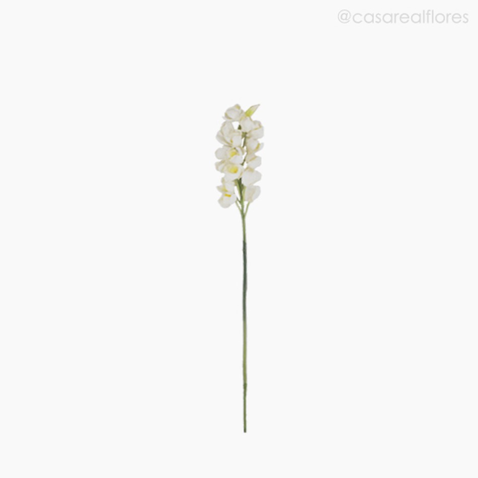 Imagem 1 do produto Orquídea Cymbidium Artificial - Branco (7114)