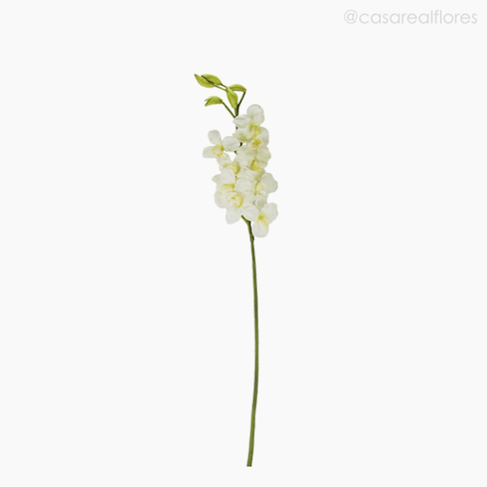 Imagem 1 do produto Orquídea Cymbidium Artificial - Branco (7285)