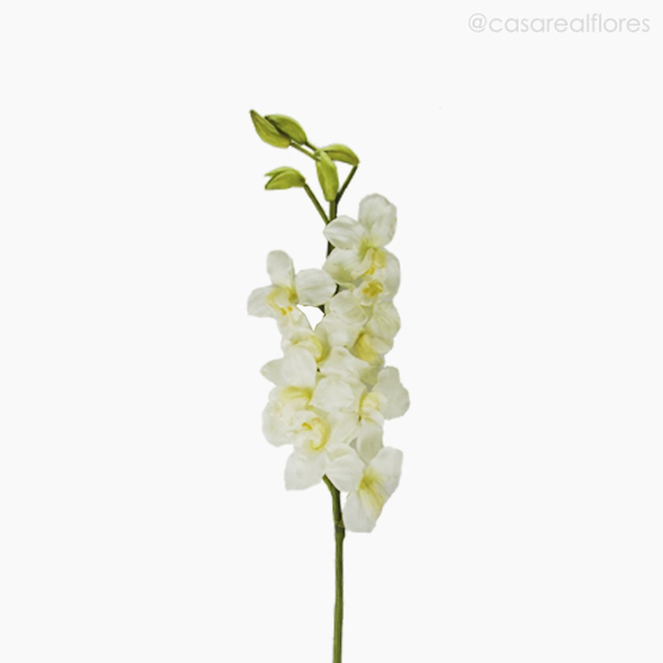 Imagem 2 do produto Orquídea Cymbidium Artificial - Branco (7285)