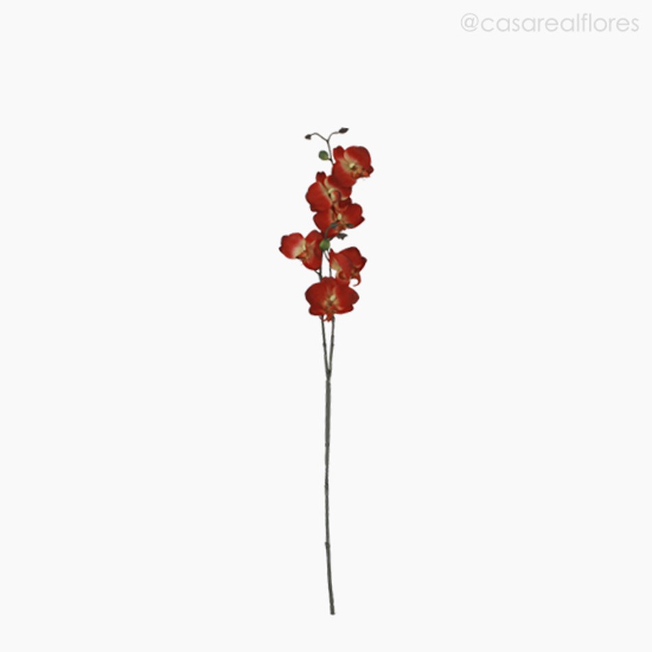 Imagem 1 do produto Orquídea Phalaenopsis Artificial - Vermelho (7723)