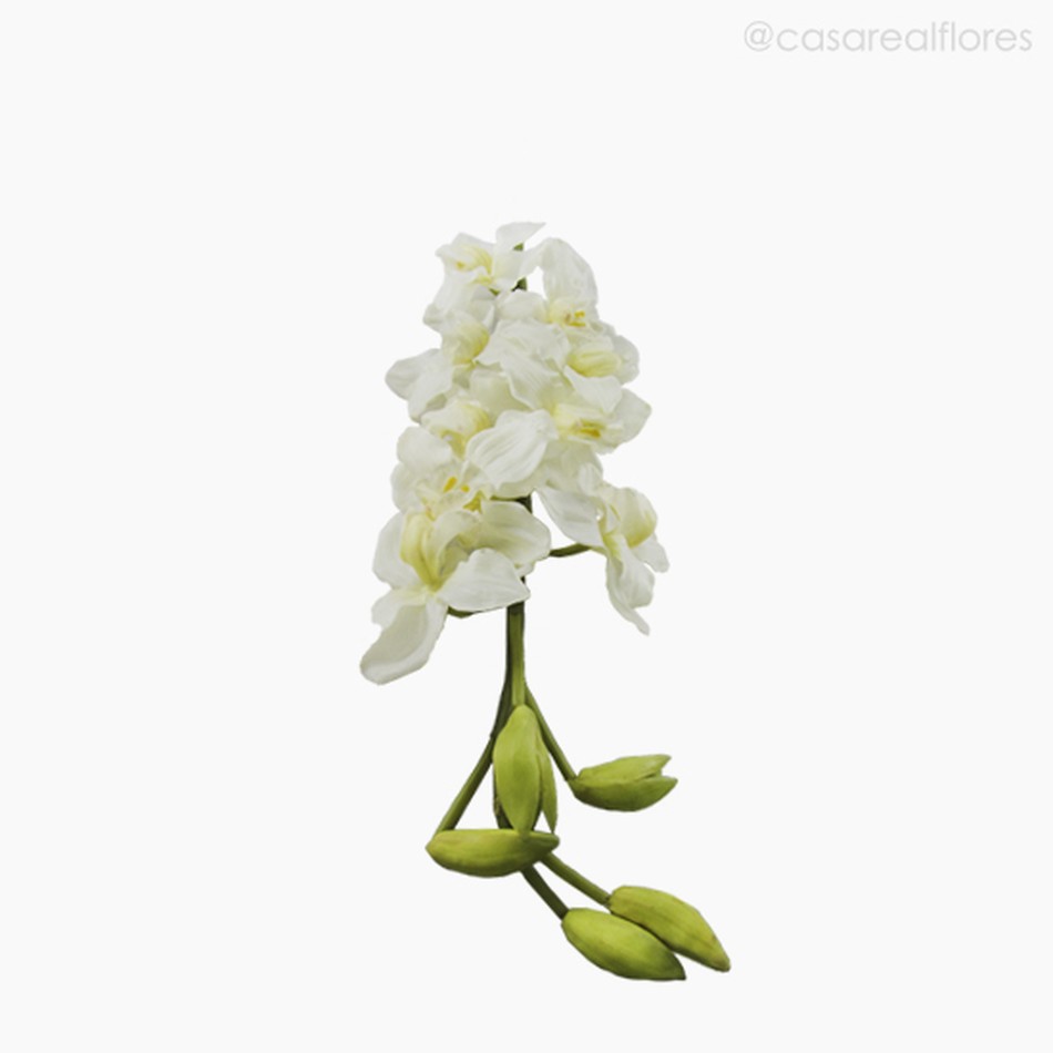 Imagem 4 do produto Orquídea Cymbidium Artificial - Branco (7285)