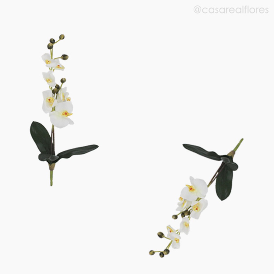 Imagem 4 do produto Orquídea Phalaenopsis Artificial - Branco (7725)