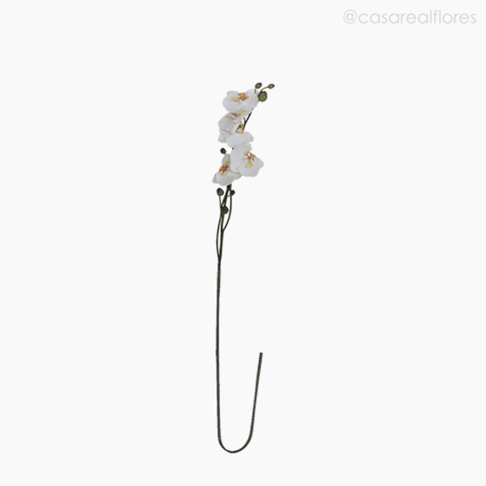 Imagem 1 do produto Orquídea Phalaenopsis Artificial - Branco (2843)