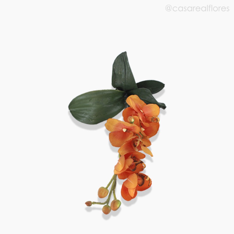 Imagem 3 do produto Orquídea Phalaenopsis Artificial - Laranja (7707)