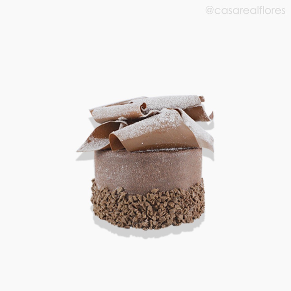 Imagem 2 do produto Mini Bolo Chocolate Artificial - Marrom (10174)