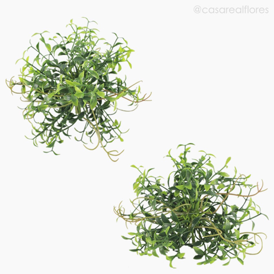 Imagem 4 do produto Mini Bola Capim Feather Artificial - Verde (9982)