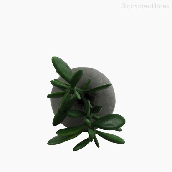 Imagem 2 do produto Mini Suculento Plastico Vasinho Artificial - Verde (9978)