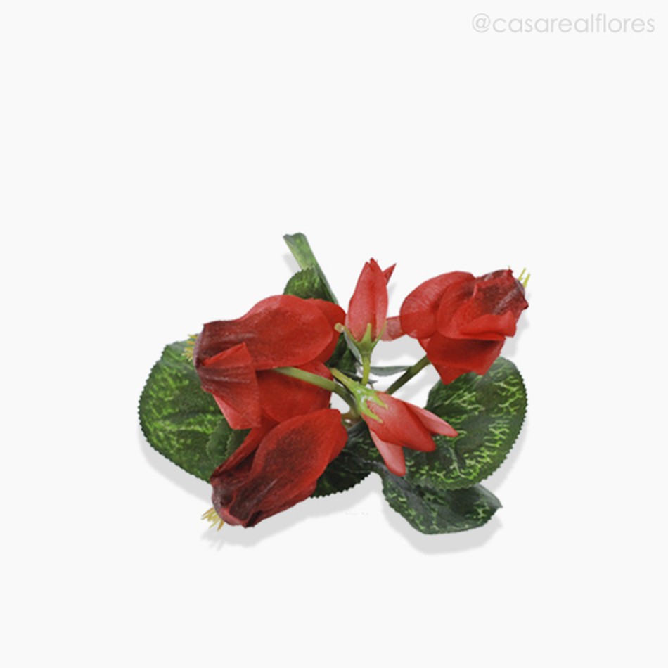 Imagem 3 do produto Mini Cyclamen Artificial - Vermelho (6546)