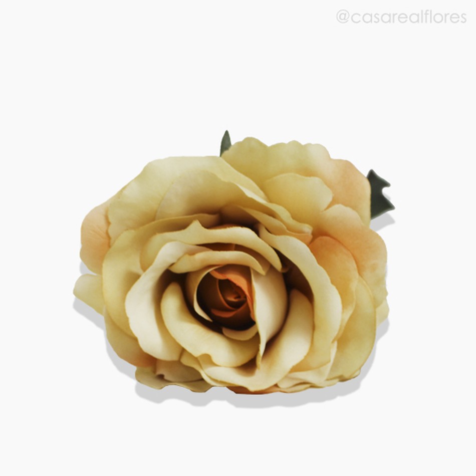 Imagem 4 do produto Galho Queem Rose Artificial - Amarelo (9917)