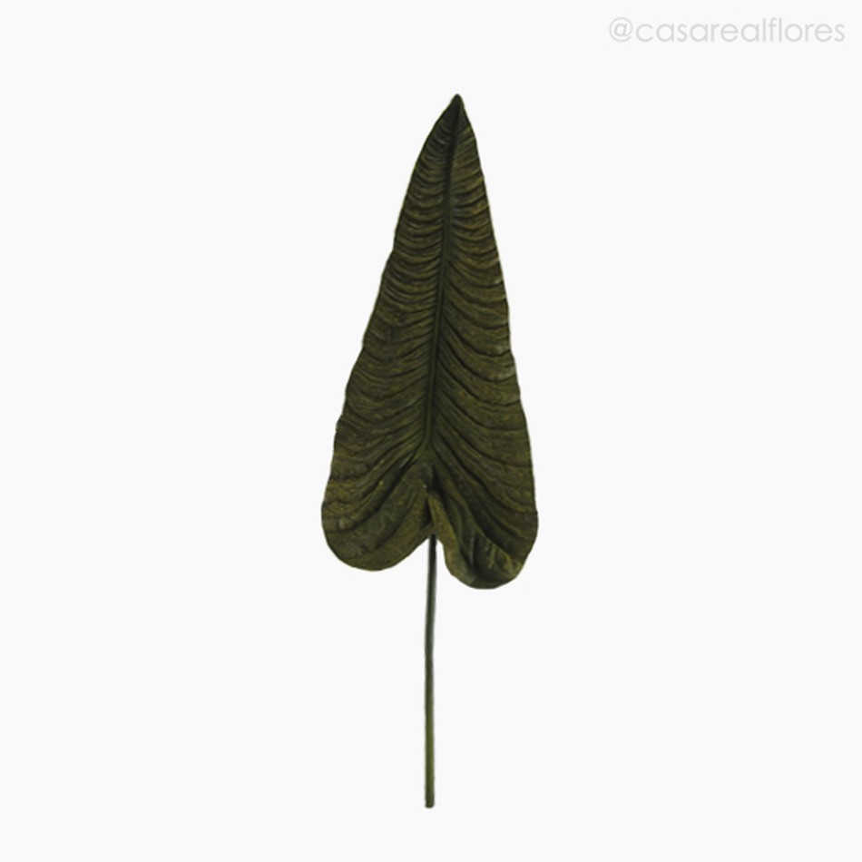 Imagem 1 do produto Folha Orelha Elefante Artificial - Verde Escuro (7216)