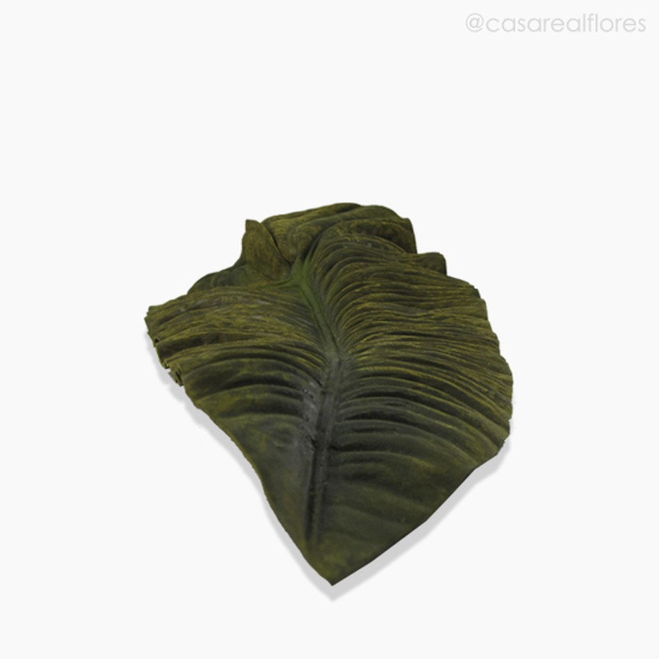 Imagem 3 do produto Folha Orelha Elefante Artificial - Verde Escuro (7216)