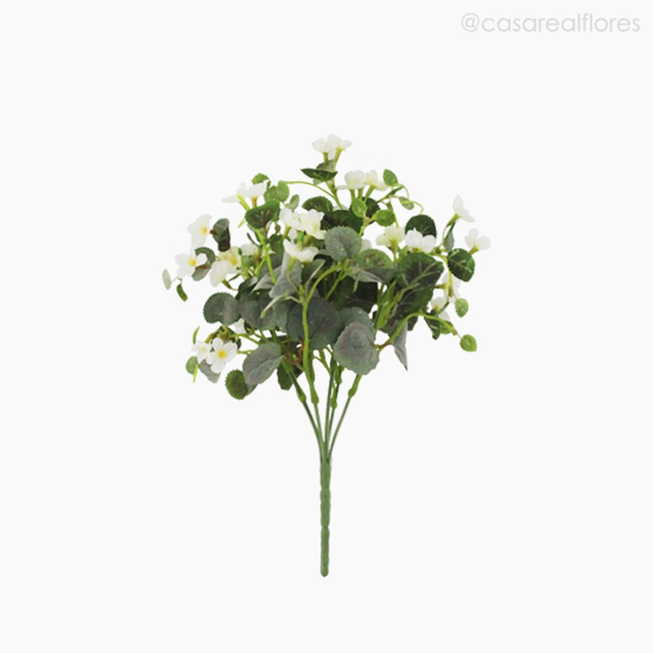 Imagem 1 do produto Buquê Mini Flor Artificial - Branco (9464)