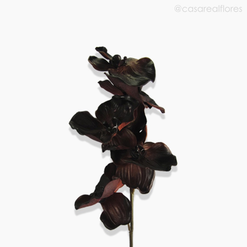 Imagem 2 do produto Galho Orquídea Outonal Artificial - Marrom Escuro (12680)