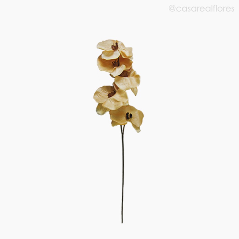 Imagem 1 do produto Galho Orquídea Outonal Artificial - Amarelo Claro (12679)