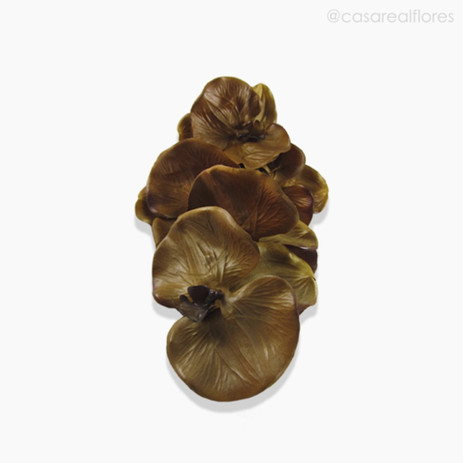 Imagem 4 do produto Galho Orquídea Outonal Artificial - Marrom Claro (12681)